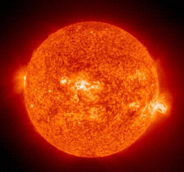 NASA image of a solar flare erupting from giant sunspot 649. NASA is predicting to see much higher levels of solar activity of Solar Flares and Solar Storms erupting from the sun, in the next few years. (HO/Getty Images)