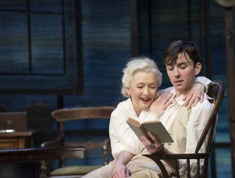Mary Tyrone (Lesley Manville) and her son Edmund (Matthew Beard) share a moment, in "Long Day's Journey Into Night." (Hugo Glendinning)