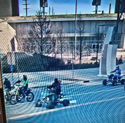 ATVs drive through the streets of Nashville during an illegal event on March 16, 2019. (Nashville Police Department)