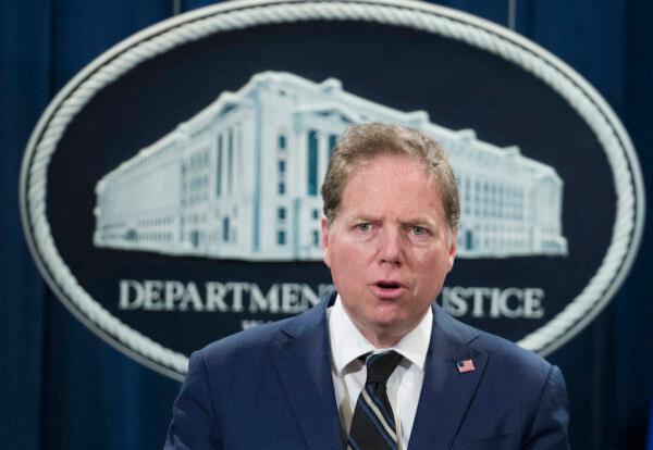 U.S. Attorney for the Southern District of New York Geoffrey Berman at a news conference at the Department of Justice in Washington on Oct. 26, 2018. (Alex Brandon/AP Photo)