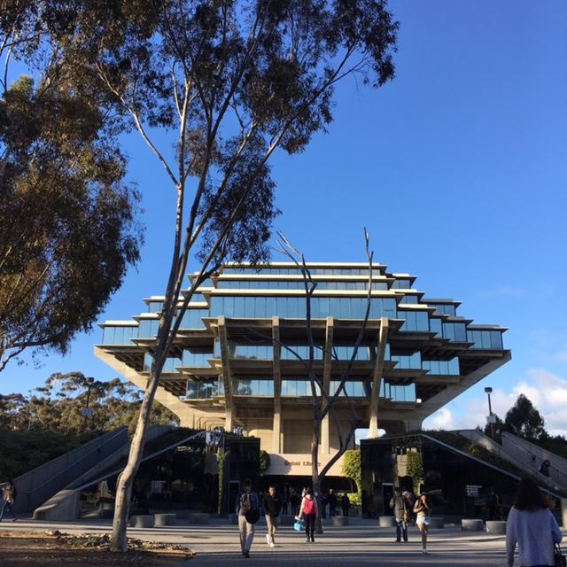 The Geisel Library at the University of California, San Diego, on Feb. 22, 2017. (Gisela Sommer/Epoch Times)