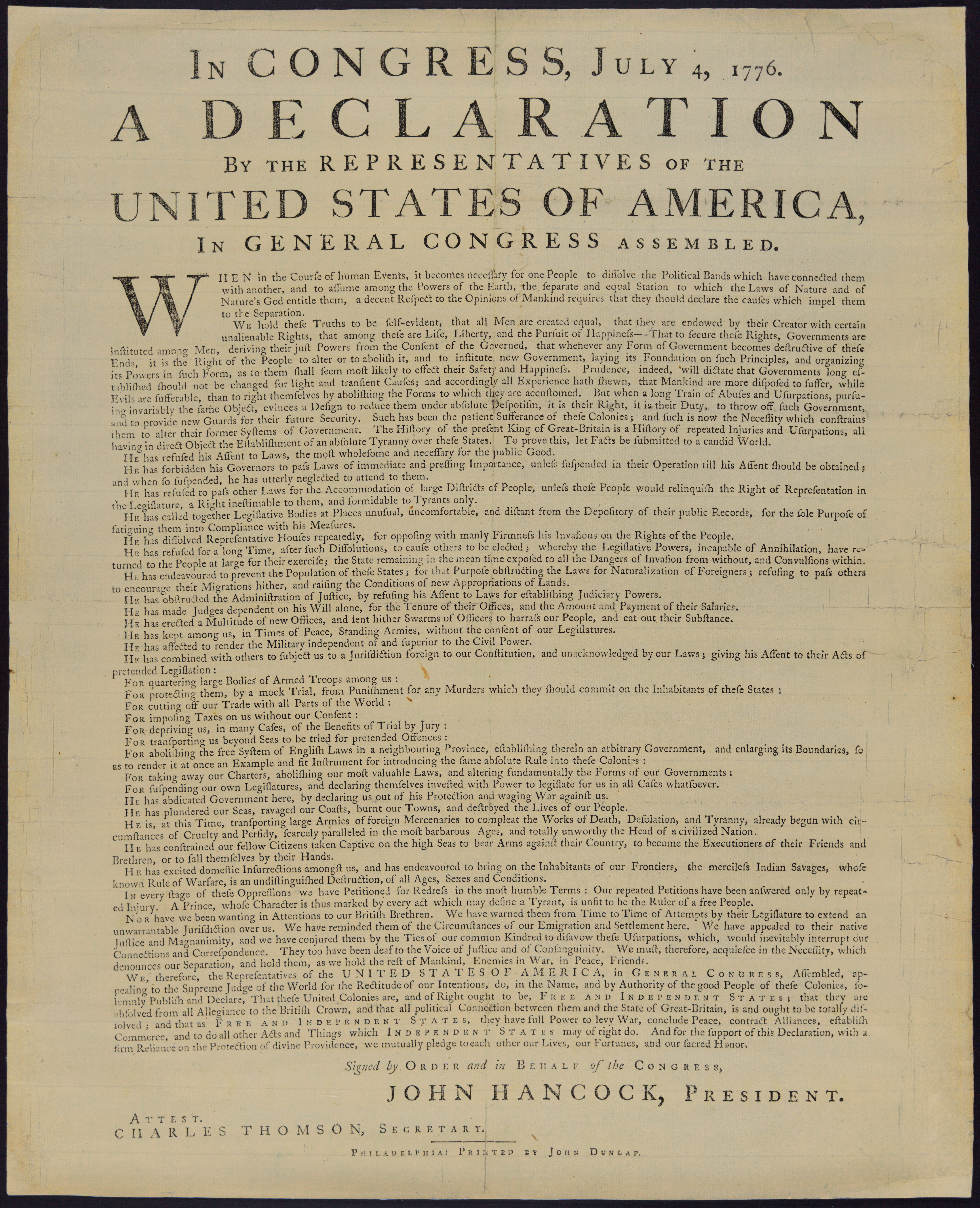 Example Of Proposal Essay Declaration Of Independencelibrary Of Congress Essay For High School Application Examples also Catcher In The Rye Essay Thesis Beyond Barbecues Teaching Your Kids About The Fourth Of July How To Write A Thesis Statement For An Essay