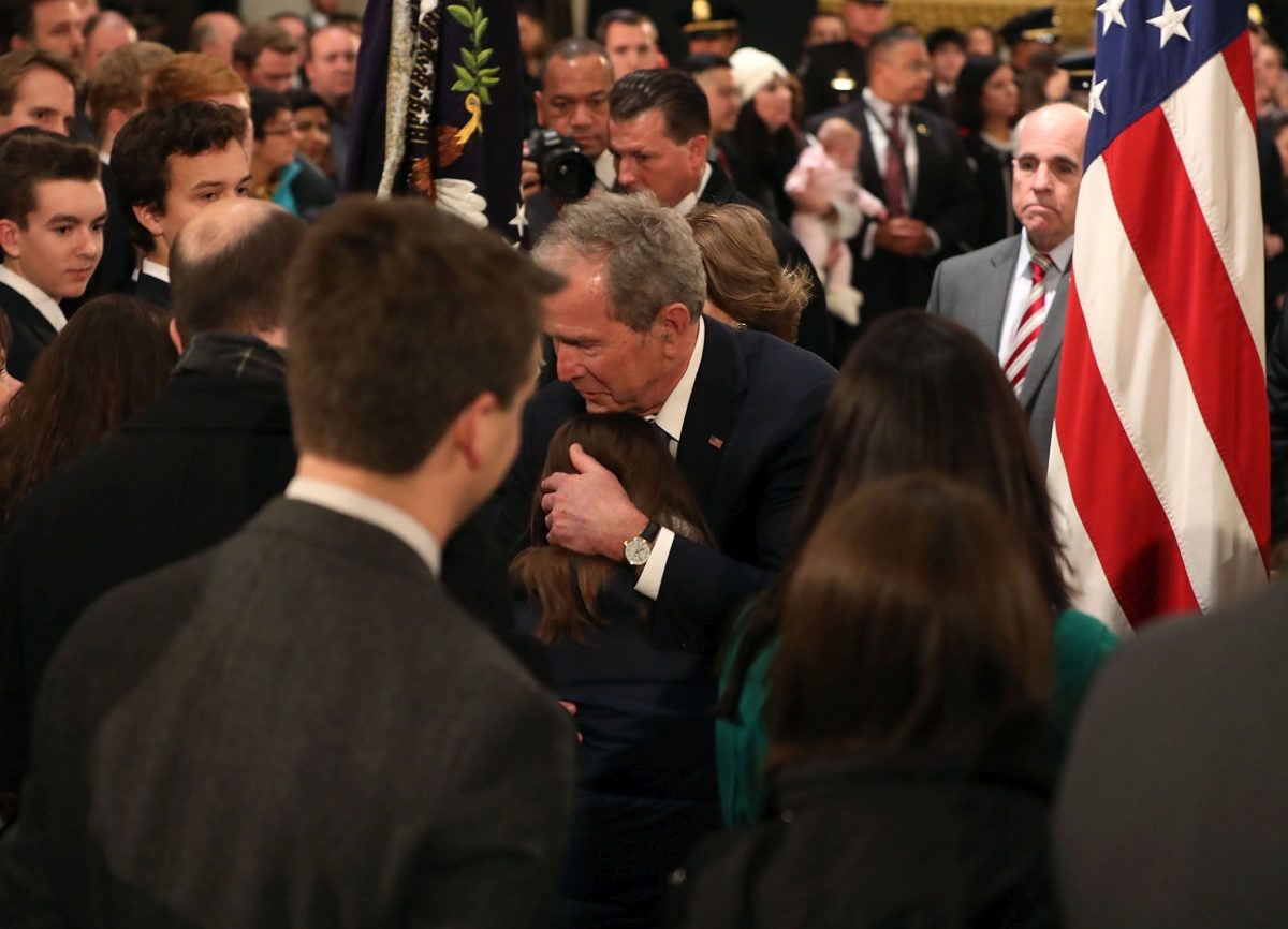President George H.W bush caskets