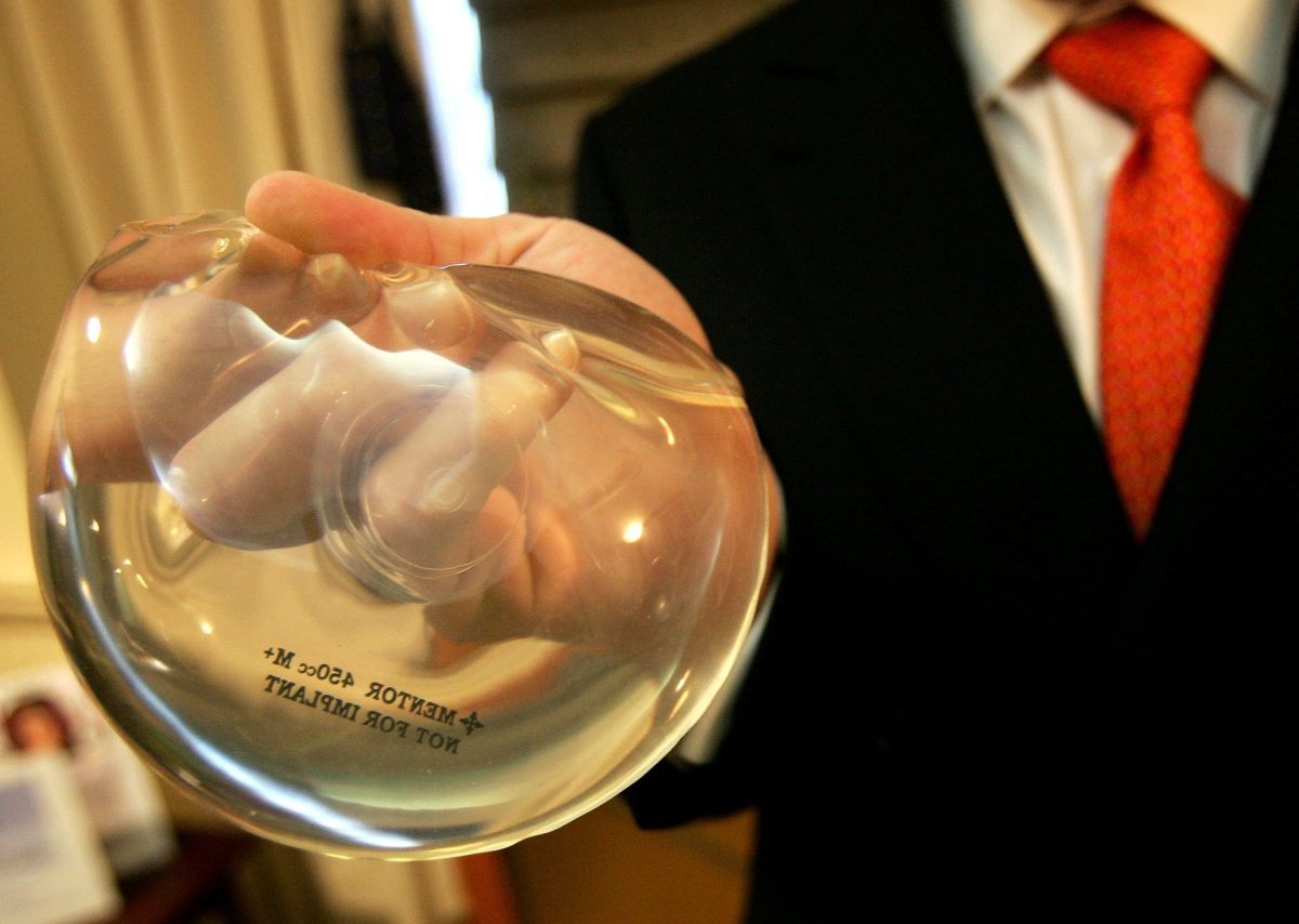 silicone gel breast implant